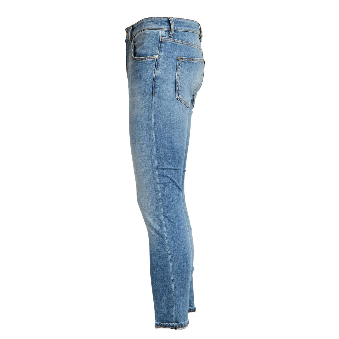 Pt Organic Stretch Denim Slim-Fit Jeans With Classic Five-Pocket Design