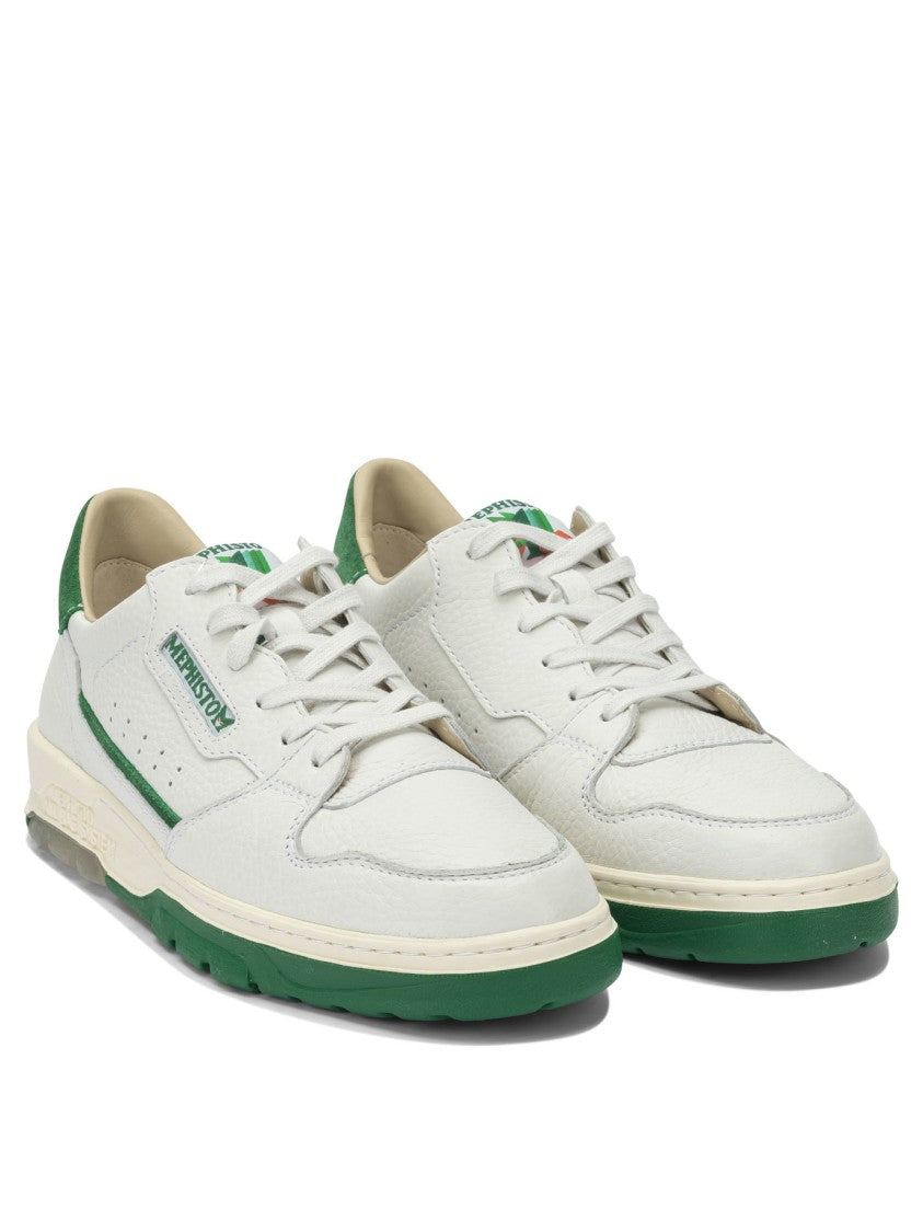 Mephisto White Leather Sneakers