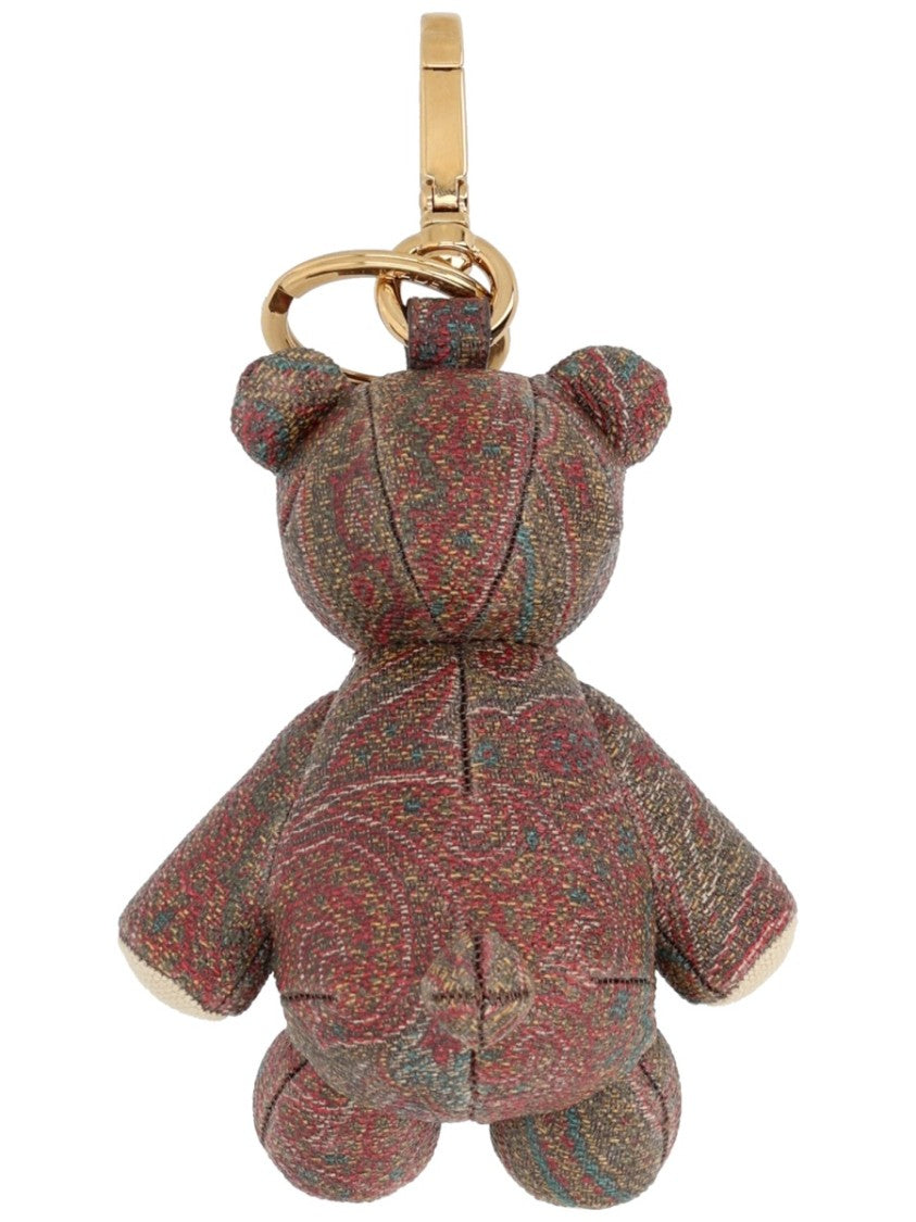 Etro Multicolor Arnica Bear Paisley Charm