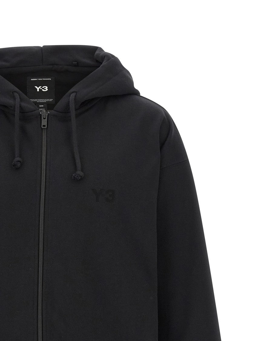 Y-3 ' Brushed Terry Zip' Hoodie