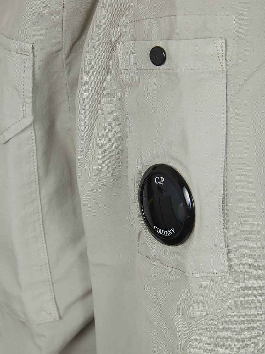 C.P. Company Organic Gabardine Zipped Lens Overshirt