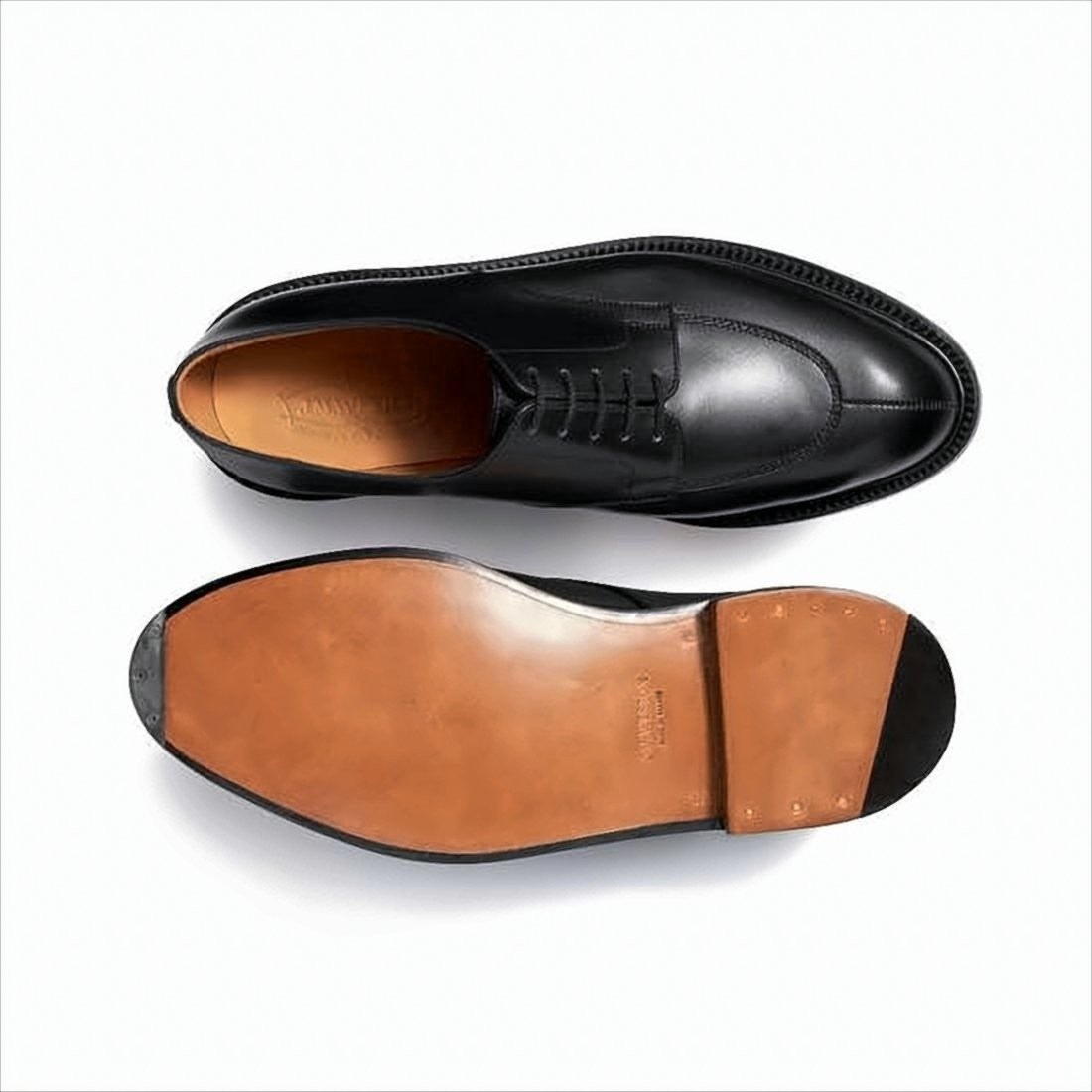 J.M. Weston Smooth Calf Leather Dress Shoes