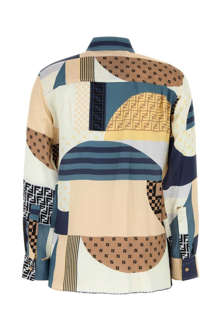 Fendi Printed Silk Shirt