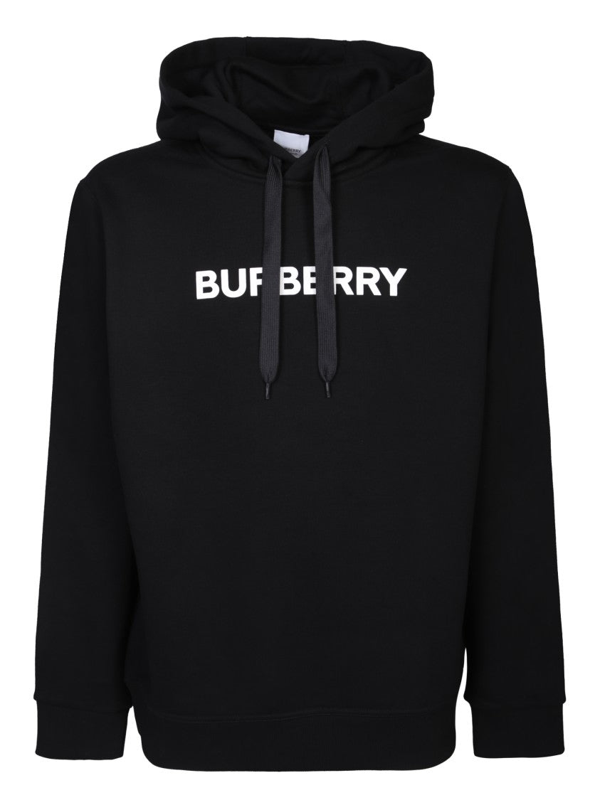 Burberry Black Hooded Sweatshirts