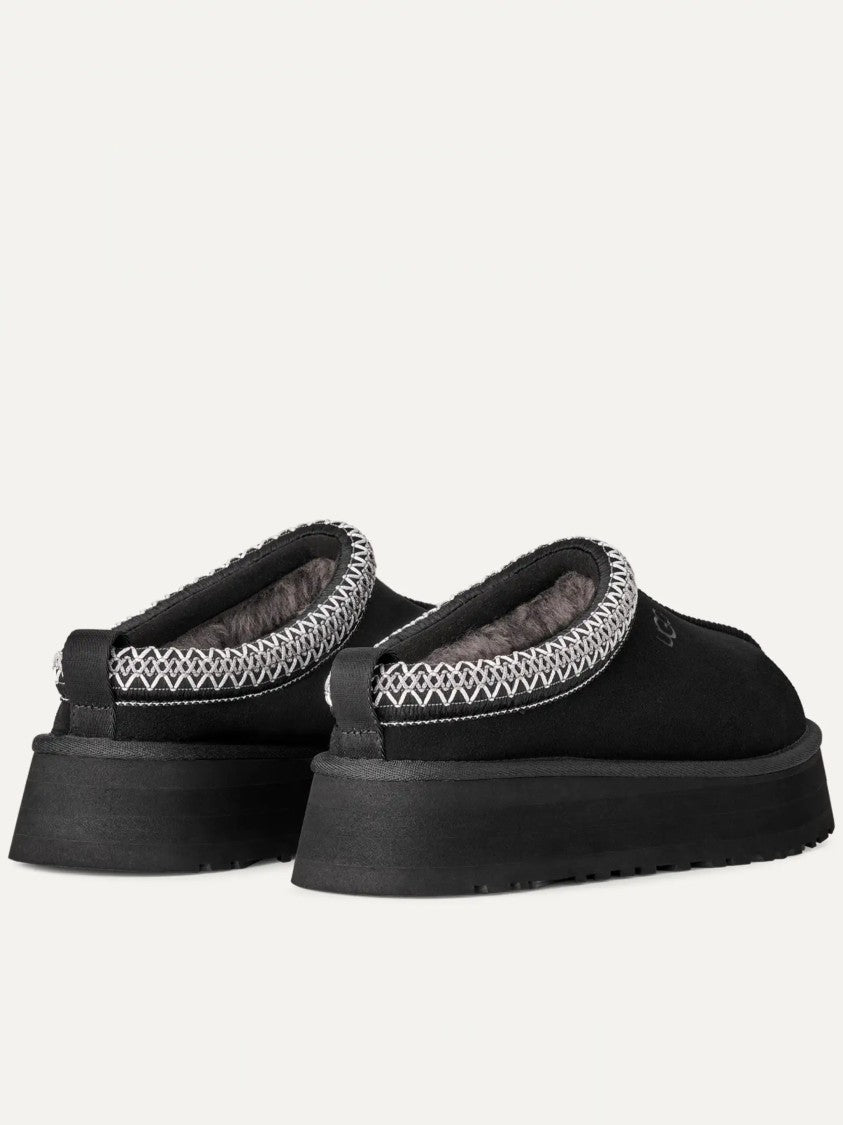 Ugg Black Suede Tazz Ii Slip-On Flats