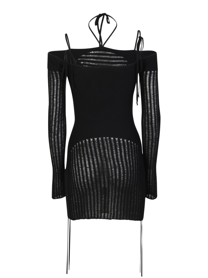 Andreâdamo Mini Dress With Cut-Out Details