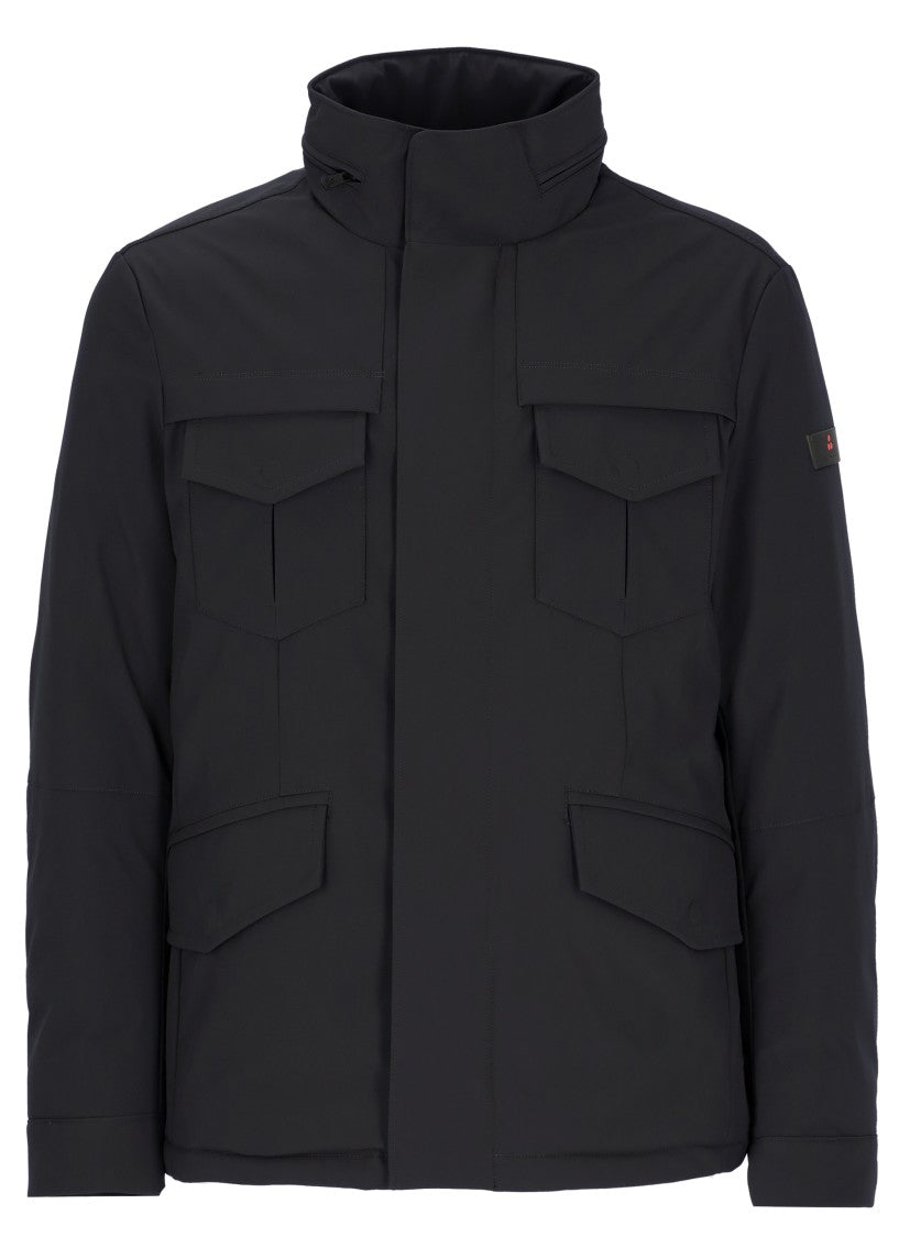 Peuterey Blue Stripes Padded Utility Jacket