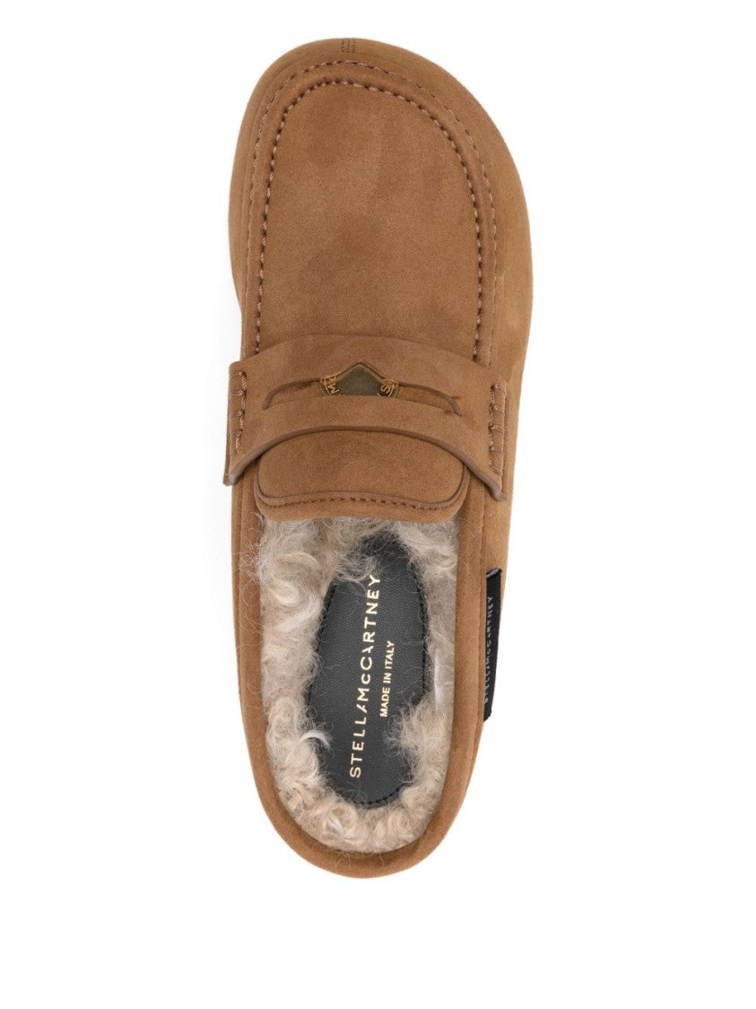 Stella Mccartney Suede-Finish Slip-On Mules