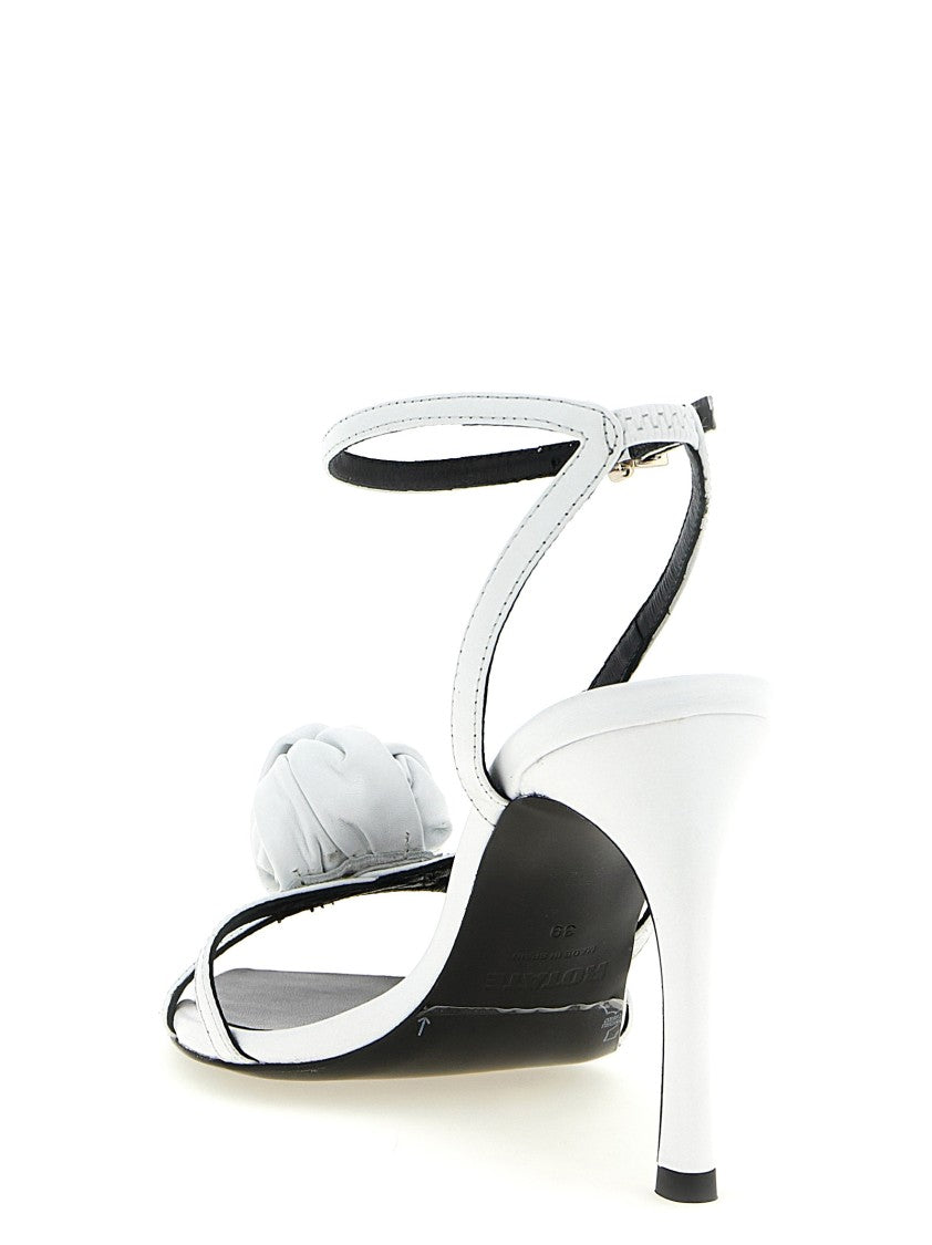 Rotate Birger Christensen 'Leather Knot' Sandals