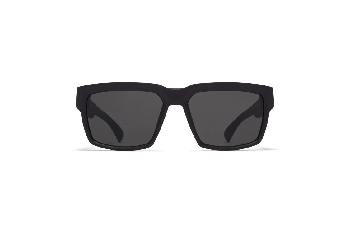 Mykita Bold Matte Black Sunglasses With Square Frame