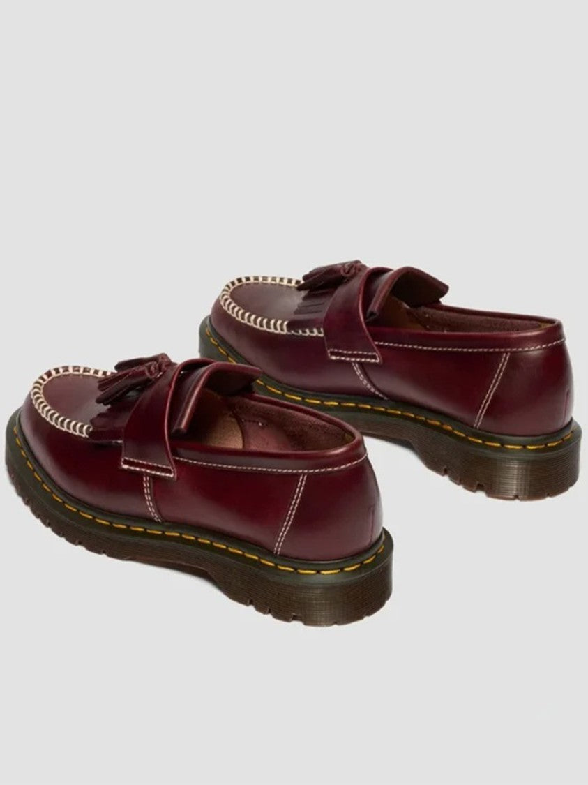 Dr. Martens Adrian Ben Polished Burgundy Tassel Loafers