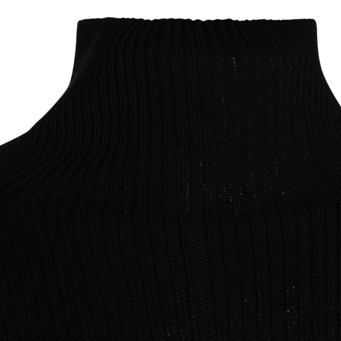 Rick Owens Ribbed Turtleneck Sweater With Fitted Silhouette