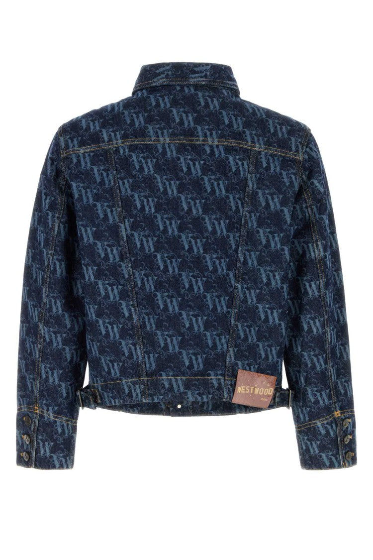 Vivienne Westwood Printed Denim Stormrider Jacket