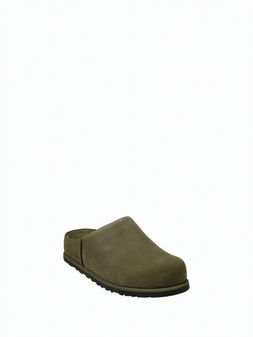 Ugg Smooth Leather Slip-On Mule With Eva Sole