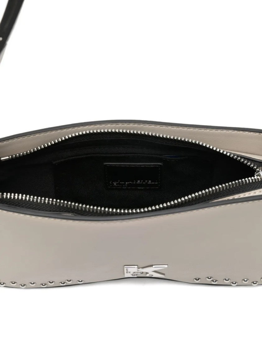 Karl Lagerfeld Structured Black Bag With Modern Design And Clean Lines