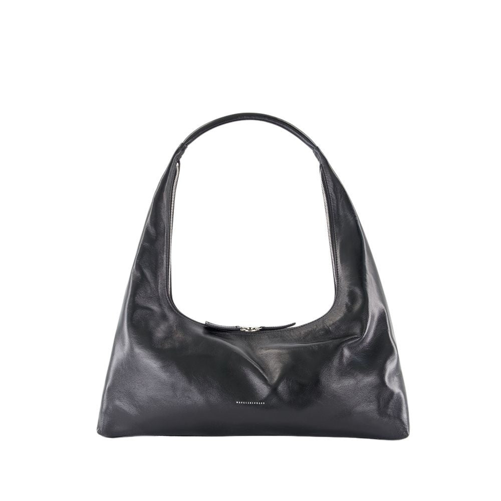 Margesherwood Large Shoulder Bag - Leather - Black
