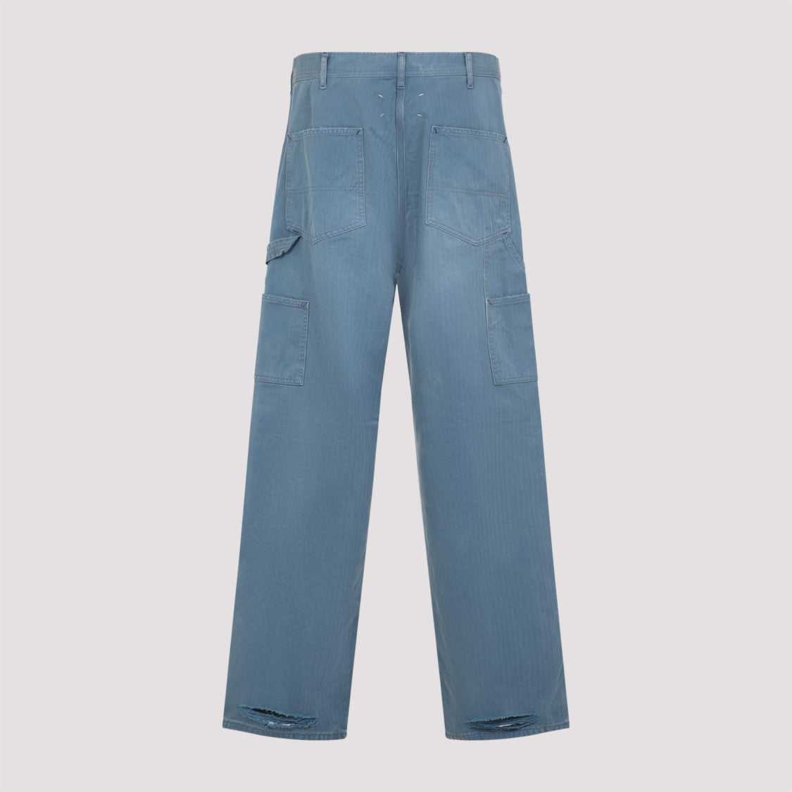 Maison Margiela 5 Pockets Blue Cotton Jeans