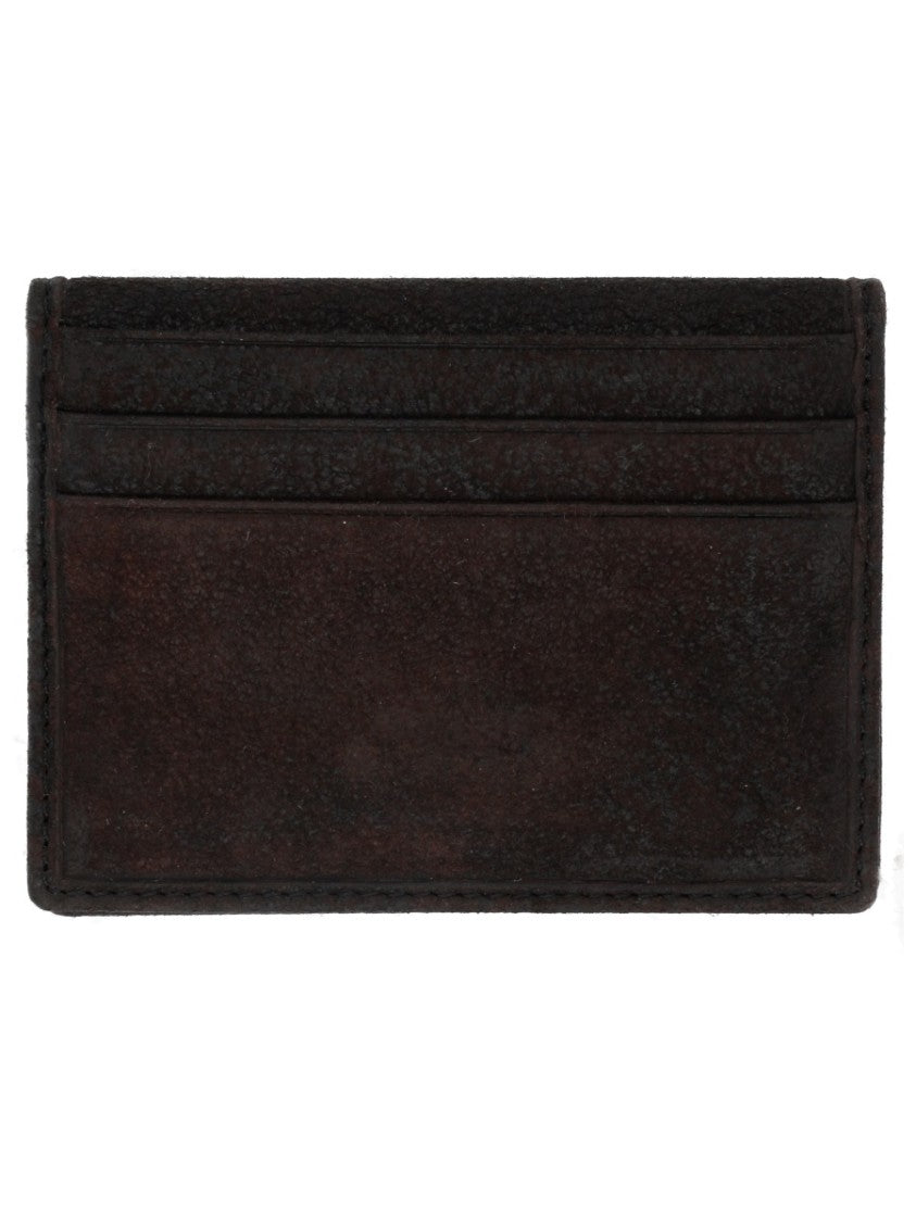 Vivienne Westwood Textured Lamb Leather Orb Card Holder