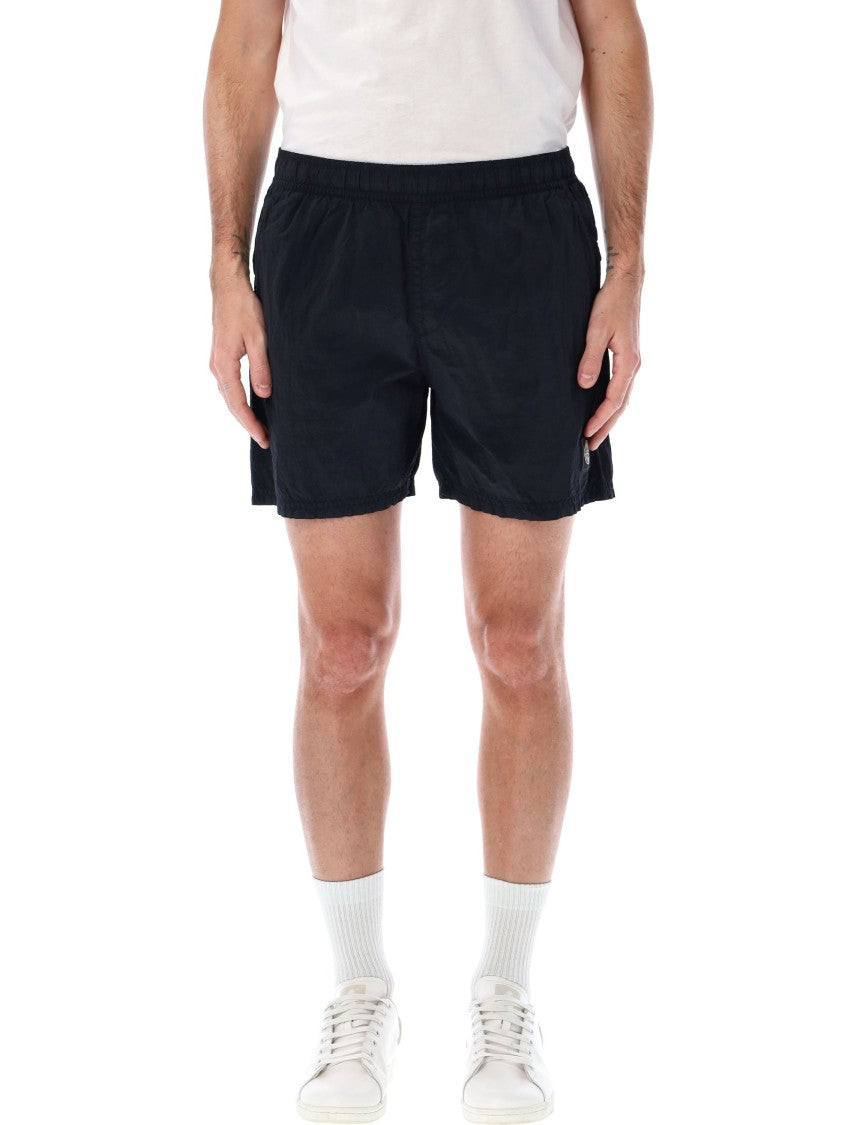 Stone Island Relaxed-Fit Nylon Shorts With Multiple Pockets