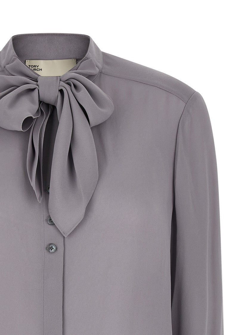 Tory Burch 'Georgette Bow' Blouse