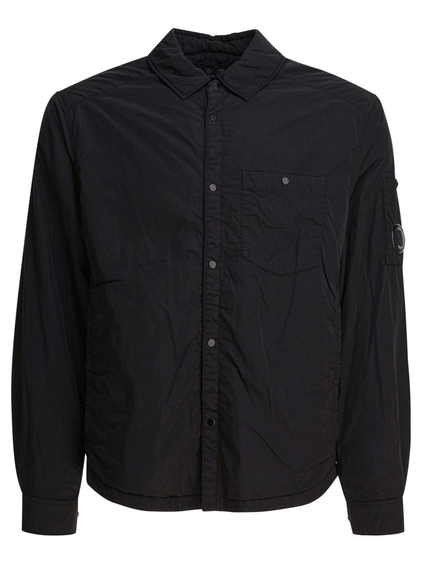 C.P. Company Padded Overshirt With Button-Up Front