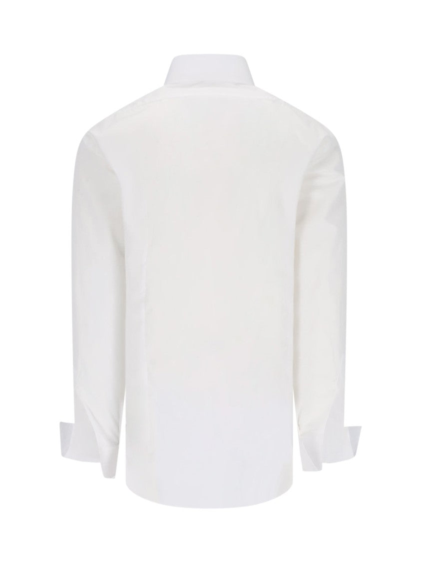 Barba Napoli White Cotton Classic Shirt