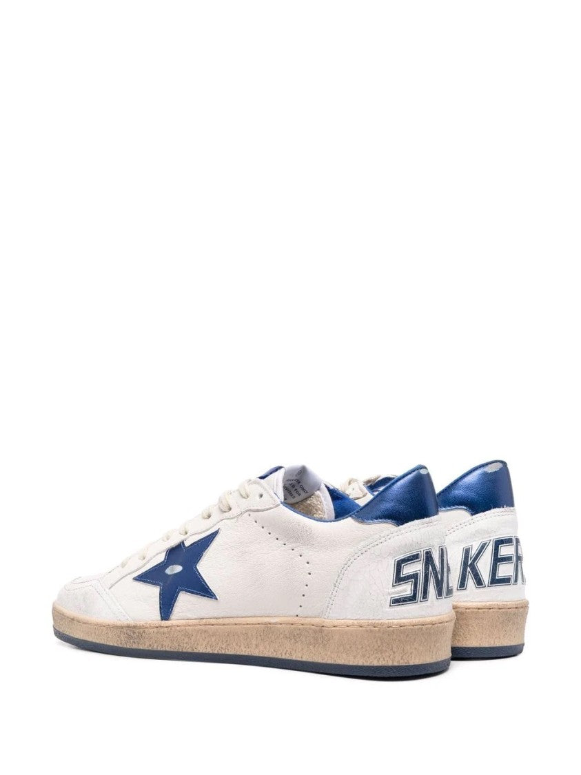 Golden Goose Classic Low-Top Sneakers With Textured Leather Upper