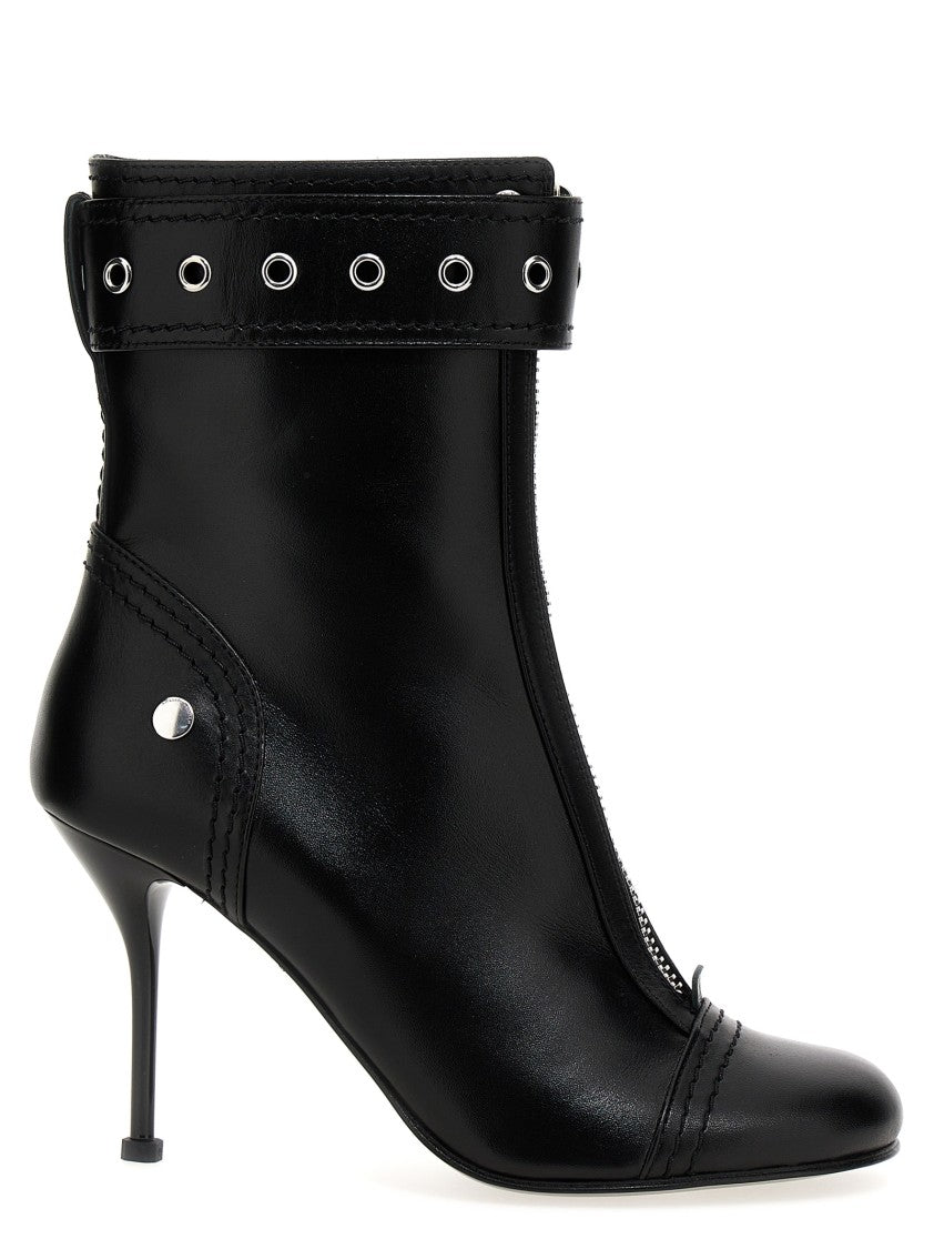 Mcqueen Buckle Ankle Boots
