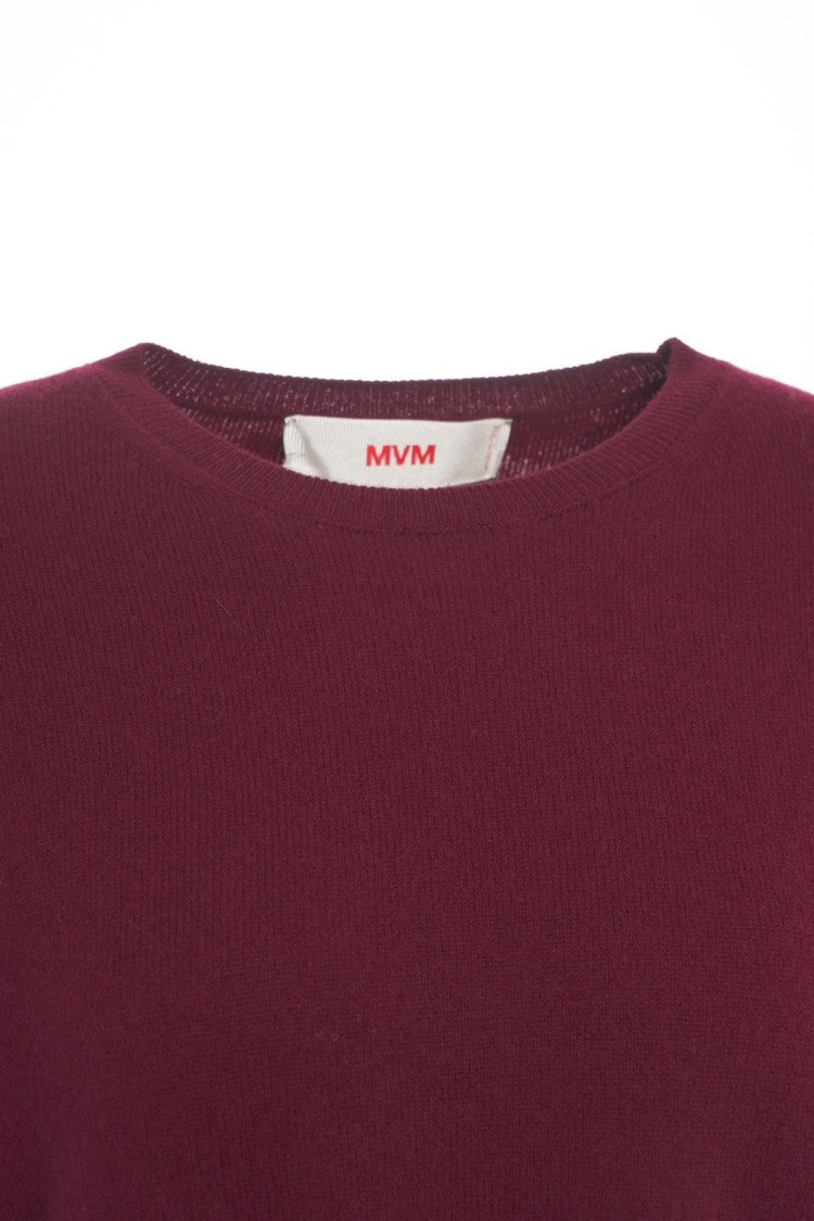Mvm Cashmere Sweater With Classic Crew Neckline