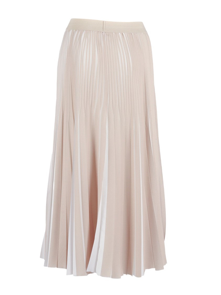 Peserico Pleated Midi Fitted Skirt