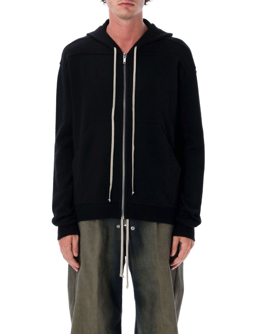 Rick Owens Cashmere Zipped Hoodie