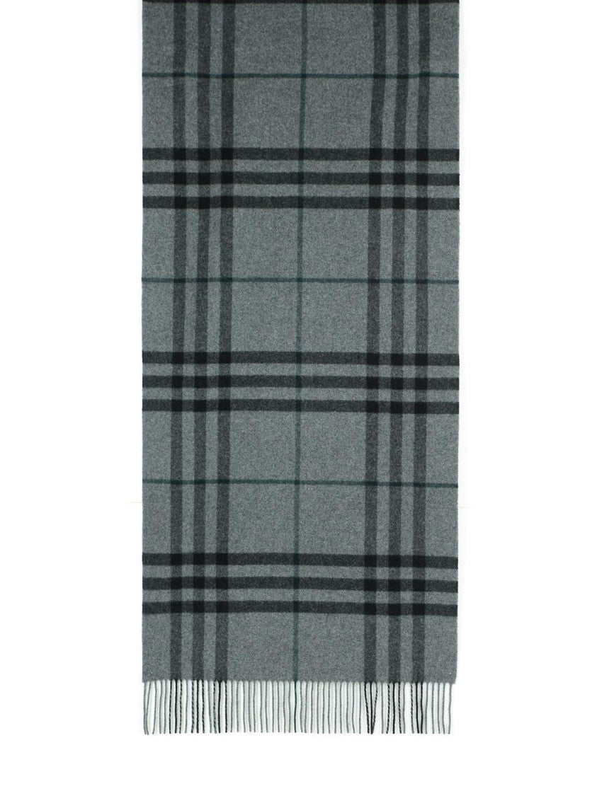 Burberry Grey Cashmere Scarf