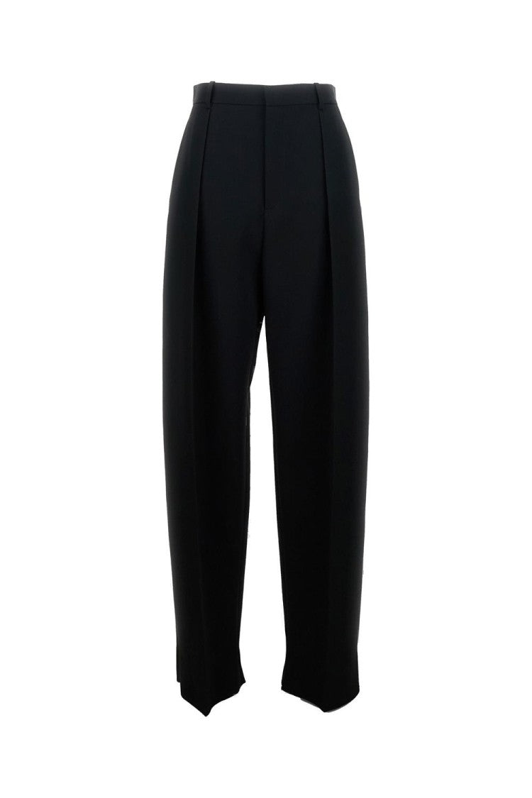 Bottega Veneta High-Waisted Trousers With Wide Leg And Sharp Creases
