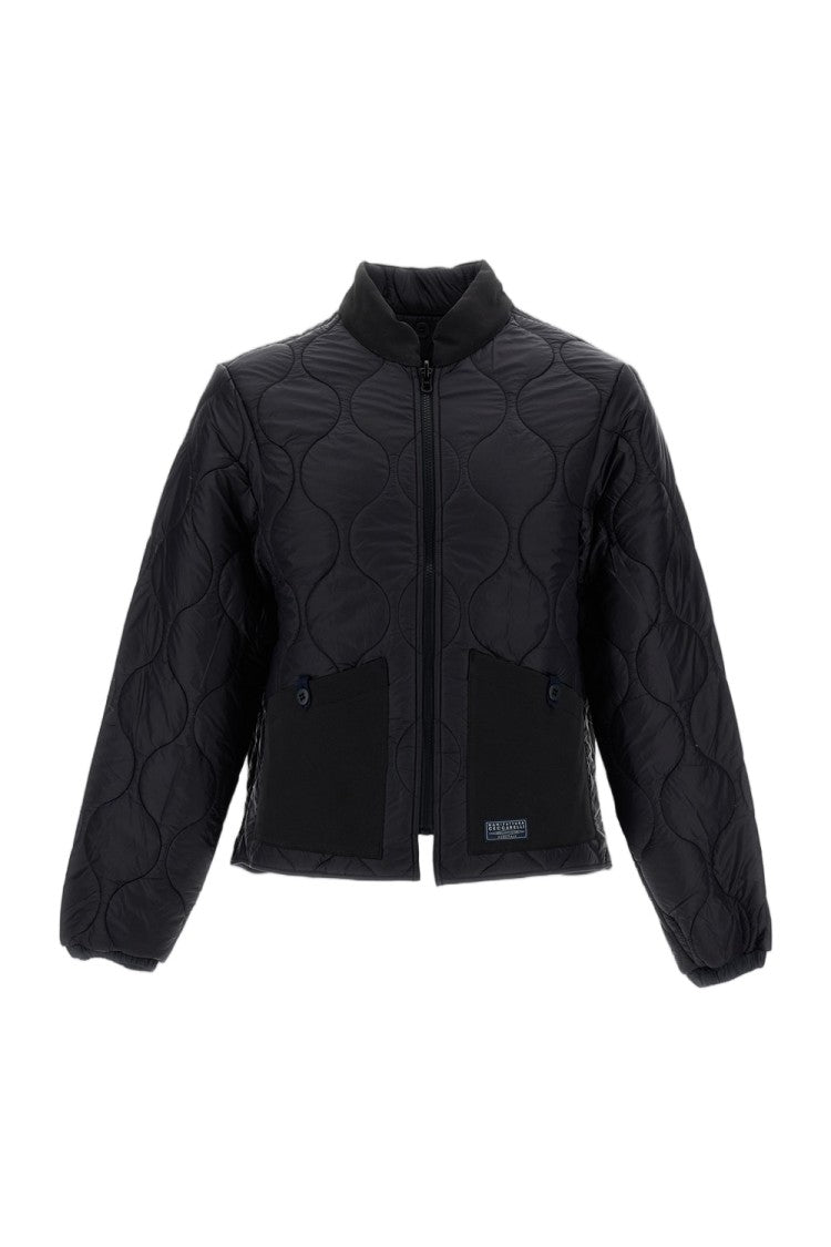 Manifattura Ceccarelli Black Quilted Water-Repellent Cotton Vest