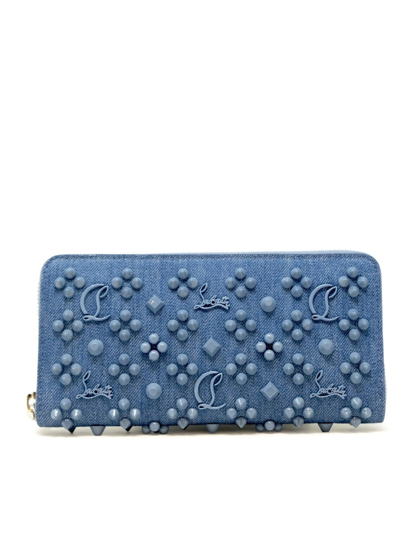 Christian Louboutin 3245238 4229 Blue Panettone Loubinthesky Wallet