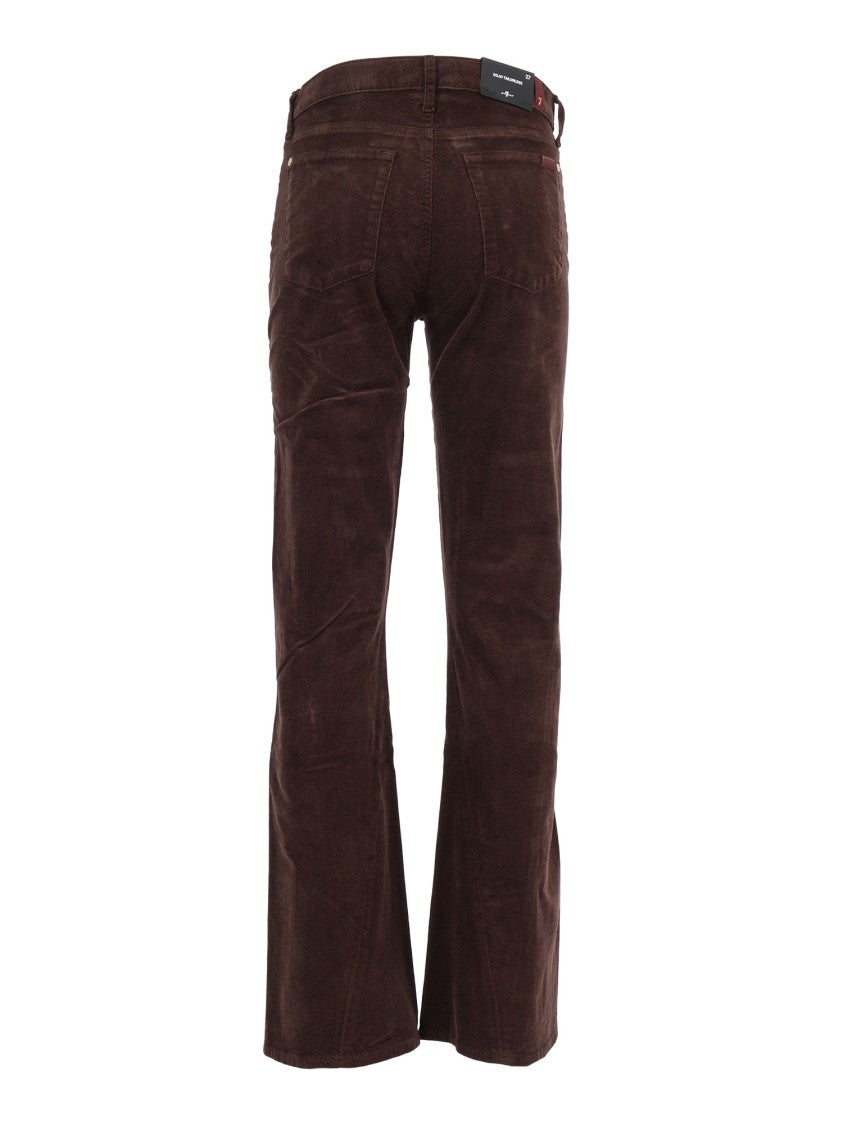 7 For All Mankind Coffee Bean Twisted Dojo Tailorless Corduroy