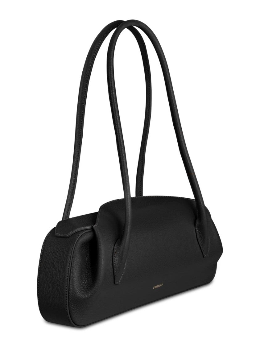 Yuzefi Oyster Smooth Textured Leather Bag