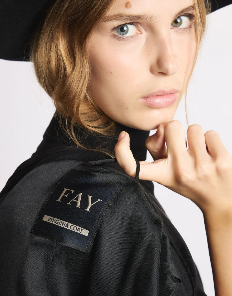 Fay Virginia 3 Ganci Coat With High Collar