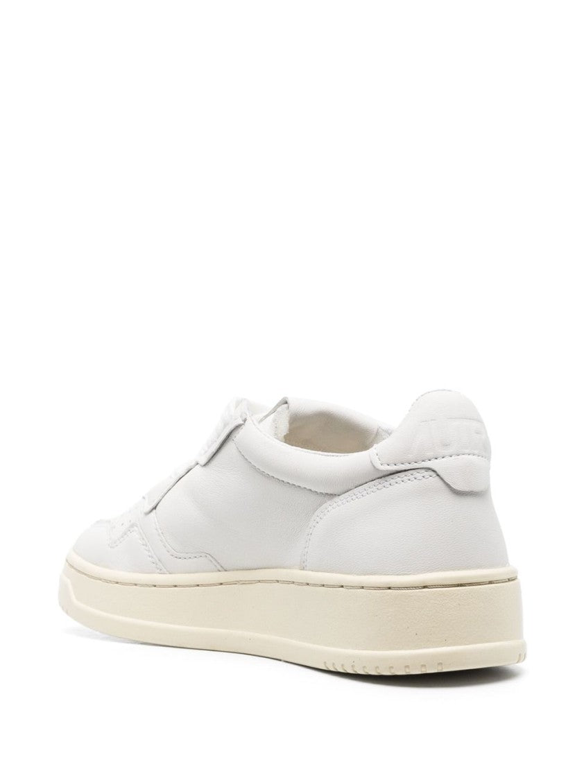Autry Low-Top Sneakers With Minimalist Design And Elevated Sole