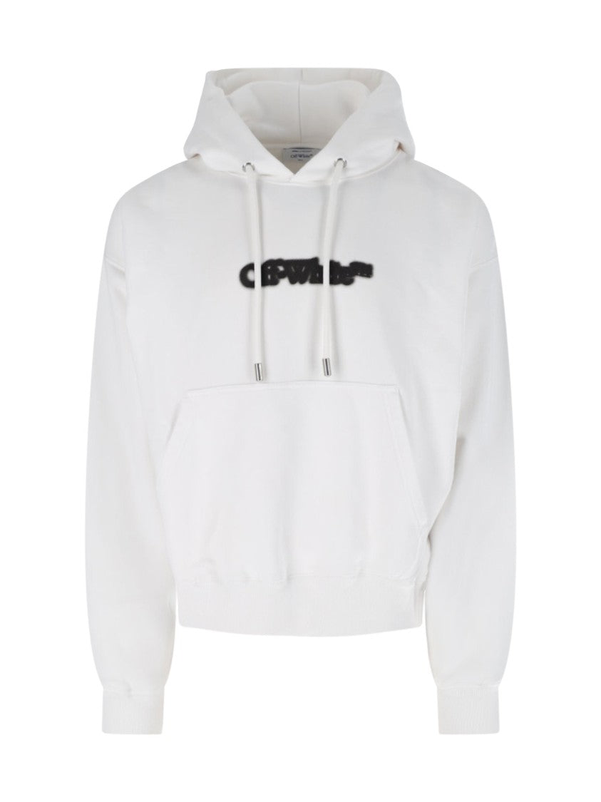 Off-White "Spray Arrow" Hoodie – White