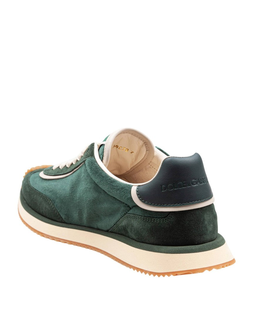 Dolce & Gabbana Green Cushion Sneakers