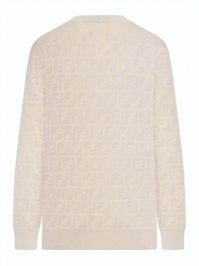 Fendi Embossed Knit Sweater