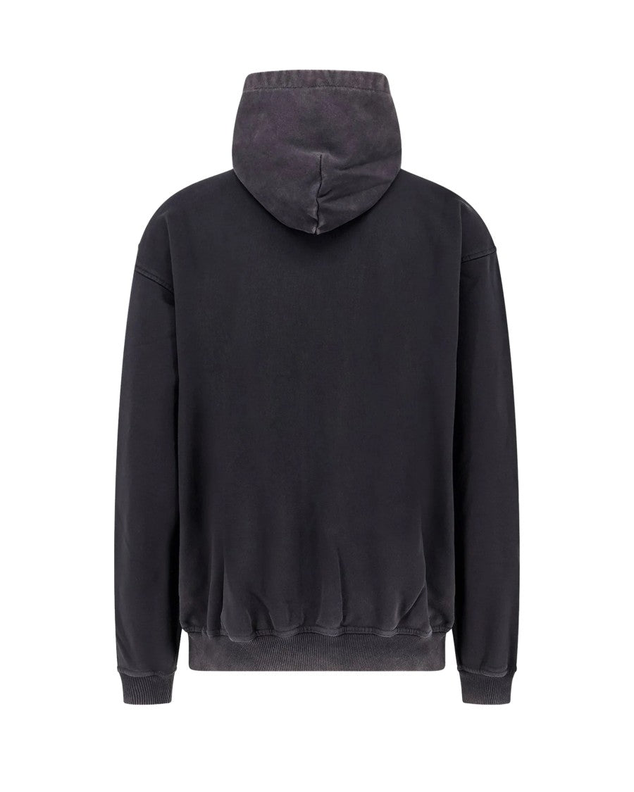 Represent Vintage Black Hoodie With Doberman Graphic And Classic Features