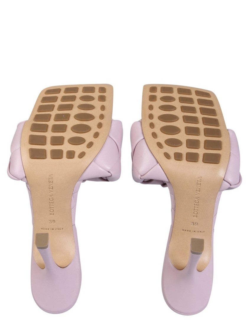 Bottega Veneta Braided Nappa Sandals With 9 Cm Heel