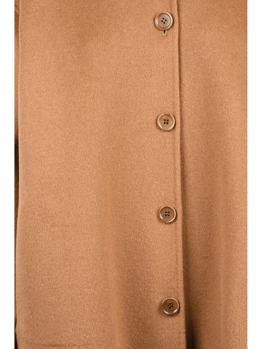 Aspesi Wool Cloth Jacket With Boxy Silhouette And Classic Collar