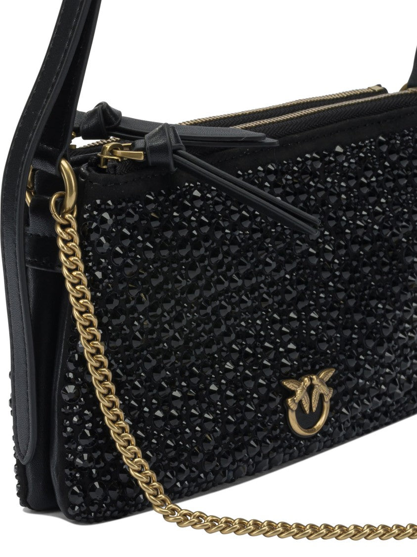 Pinko Leather Crossbody Bag