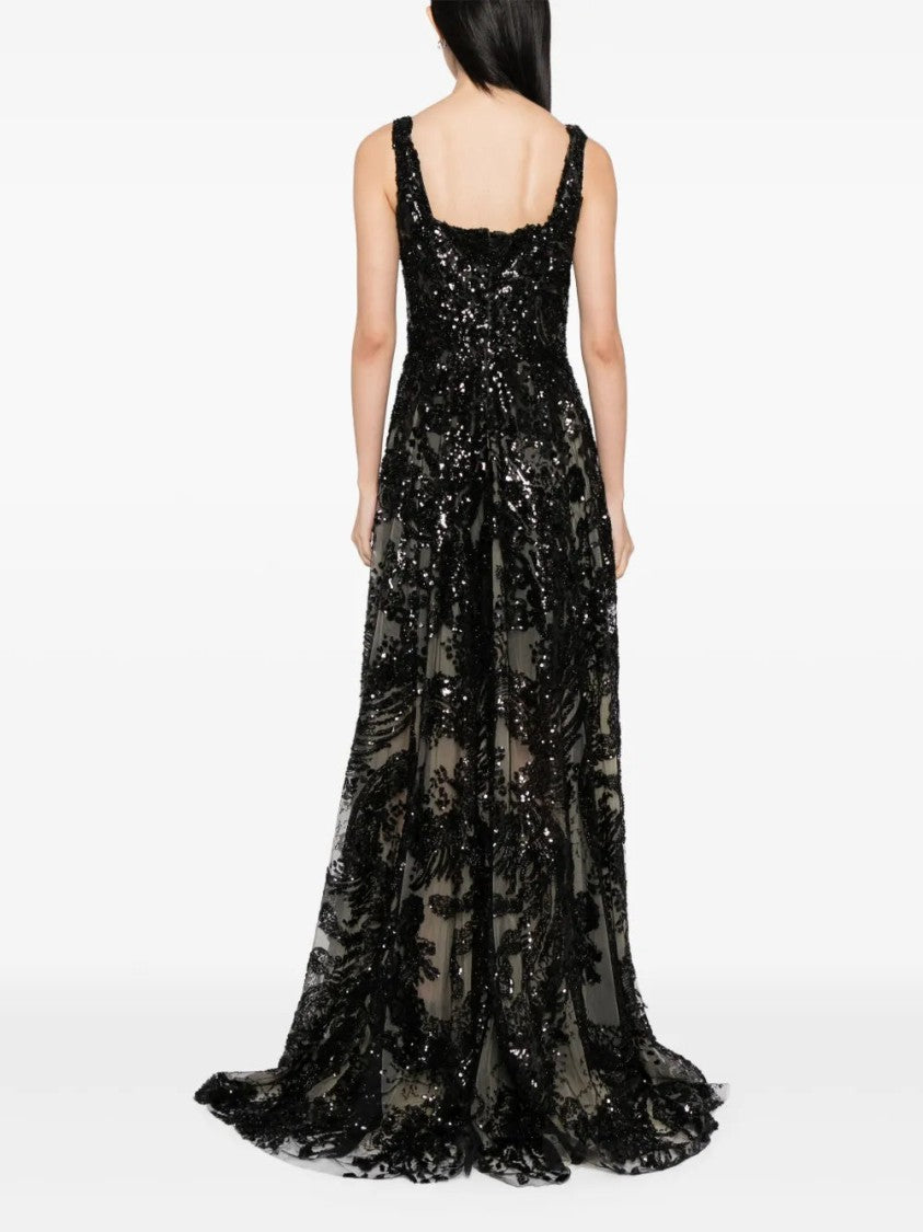 Saiid Kobeisy Embroidered Long Dress