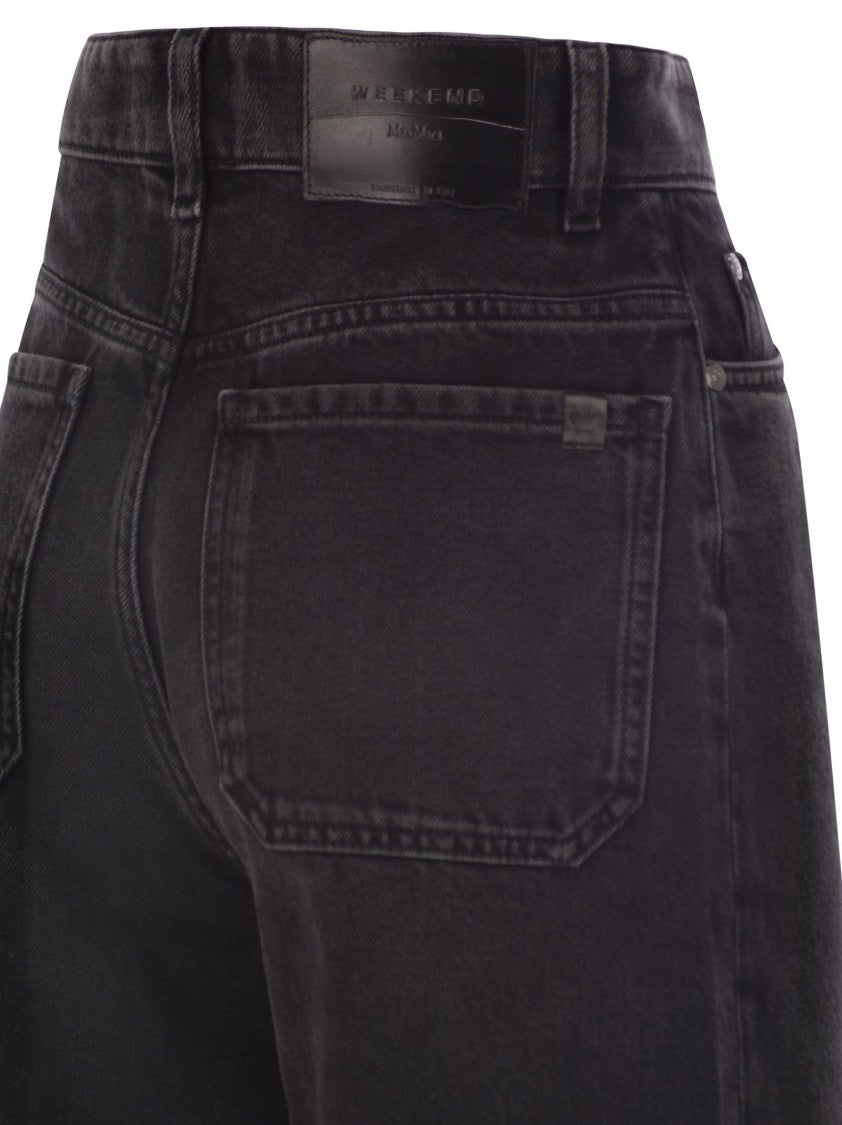 Max Mara Cactus1234 - Wide Leg Jeans In Cotton Denim