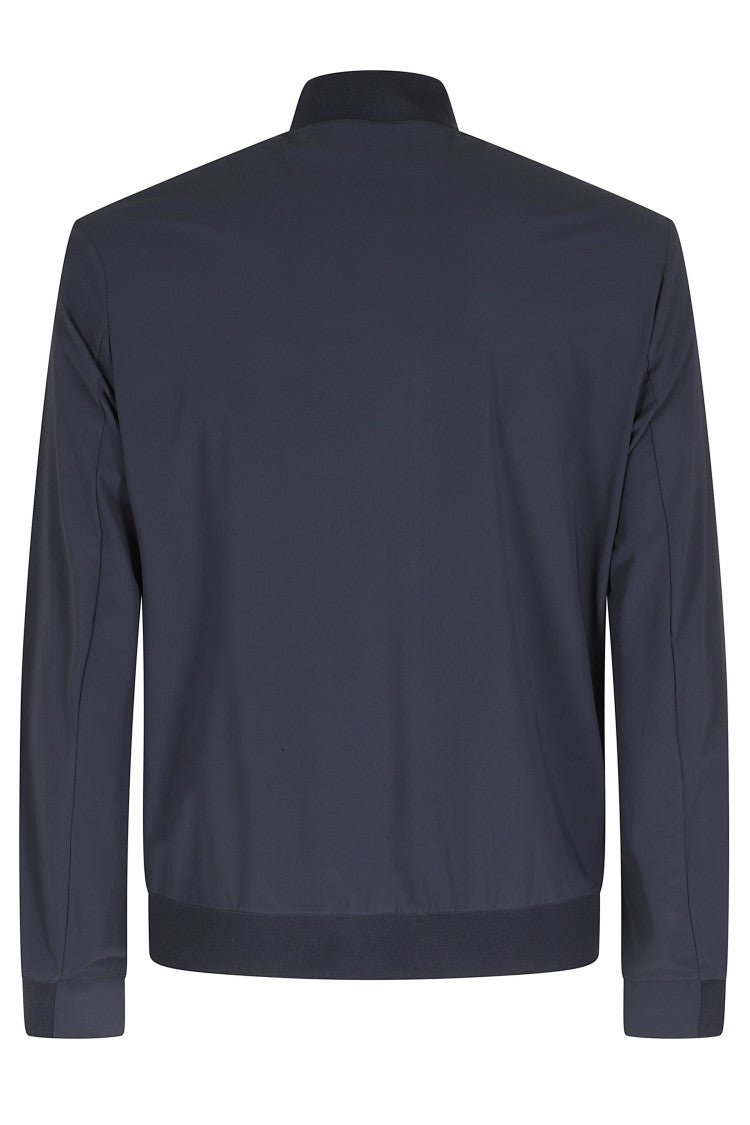 Duno Blue Sound Trevi Bomber Patch Pocket Polyamide Bomber Jacket