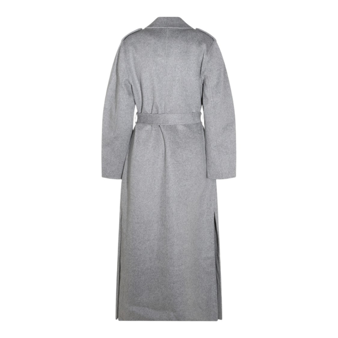 The Dynamis Studio Long Double-Breasted Belted Coat